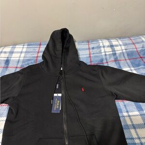 Polo by Ralph Lauren Black Lightweight Hooded Jacket